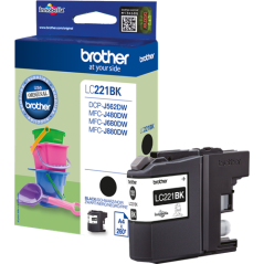 CARTUCHO BROTHER LC221 NEGRO 260PG