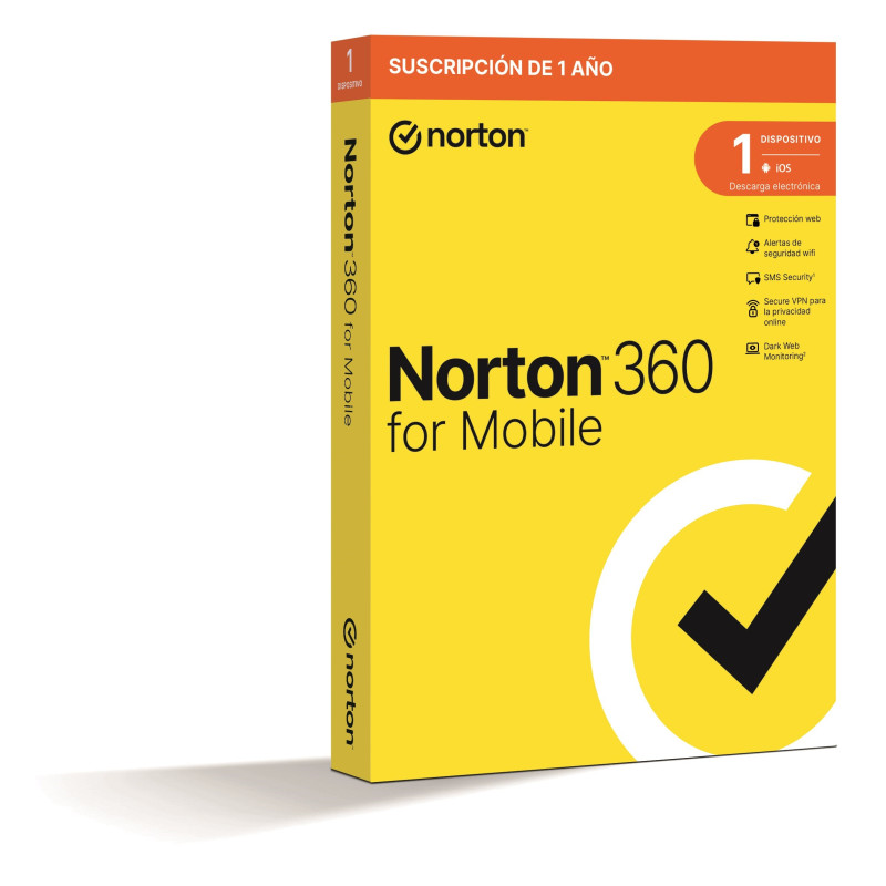 ANTIVIRUS NORTON 360 MOBILE ES 1 USER 1 DEVICE BOX