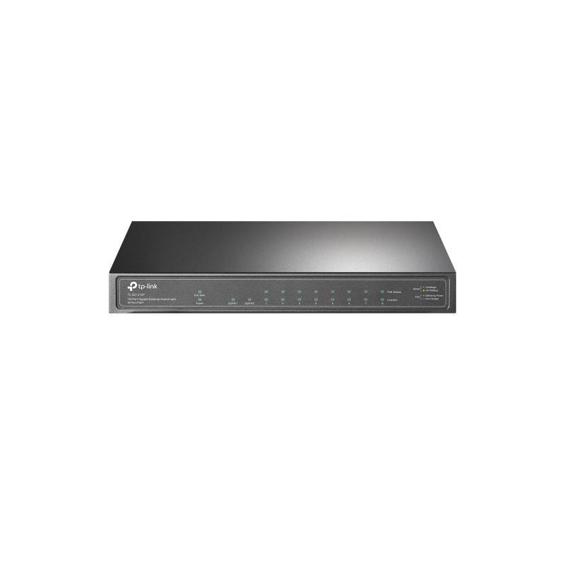 TP-LINK TL-SG1210P Switch de escritorio Gigabit de 10 puertos con PoE + de 8 puertos