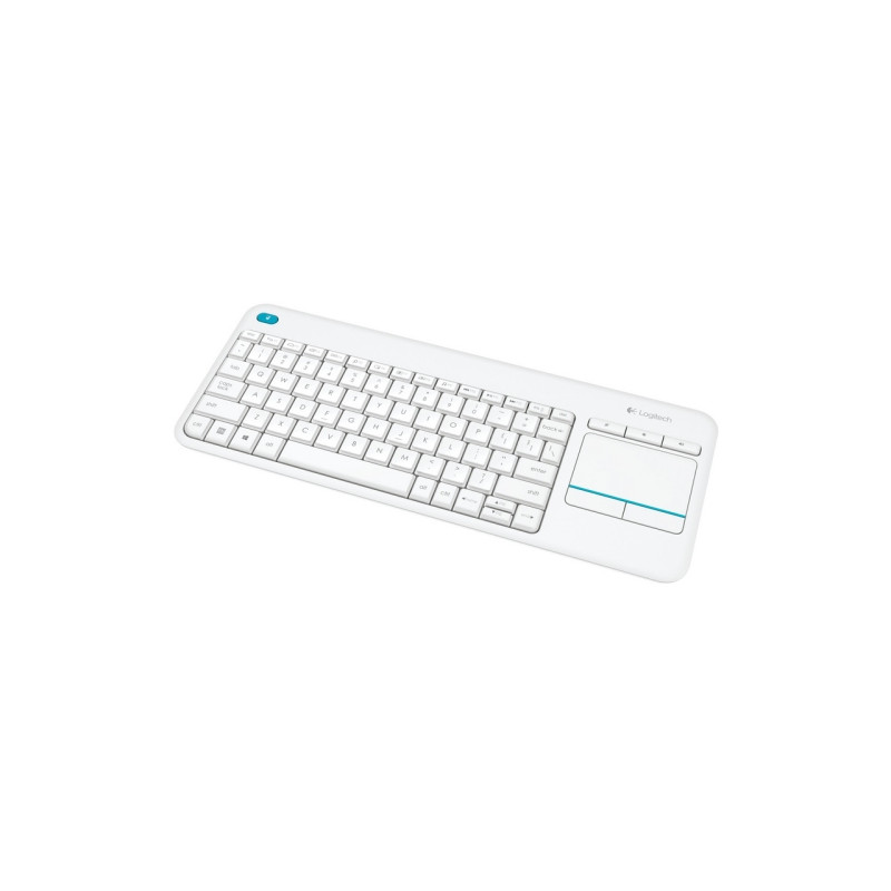 Logitech Wireless Touch Keyboard K400 Plus - teclado - Español - blanco