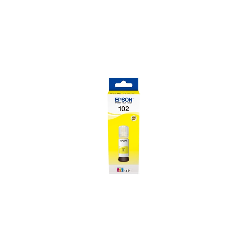 EPSON 102 EcoTank Yellow Ink Bottle ET-2700/ ET-2750/ET-3700 /ET-3750 /ET4750