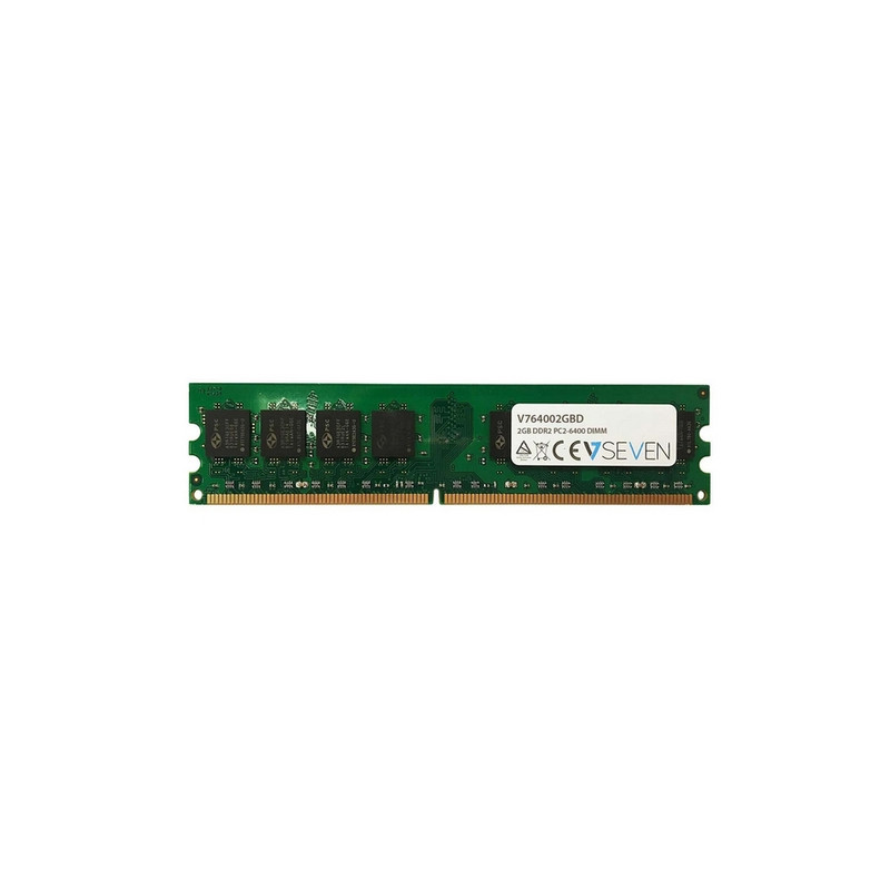 Módulo RAM V7 - 2 GB - DDR2 SDRAM - 800 MHz DDR2-800/PC2-6400 - Sin búfer - CL6 - 240-clavijas - DIMM