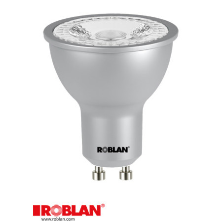 LED DICROICA ROBLAN SMD-5W-GU10-580LM-3000K-CA-60