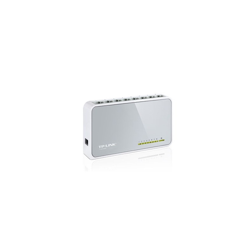 TPLINK - Switch 8P 10/100 Mbps TPLink TL SF1008D tamaño mini