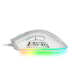 RATON MARS GAMING MMEX RGB 32K DPI USB BLANCO