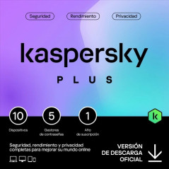 ANTIVIRUS ESD KASPERSKY PLUS 10US 1 AÑO LIC ELE