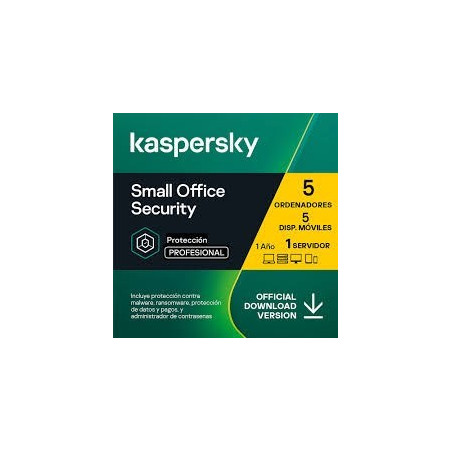 ANTIVIRUS ESD KASPERSKY SMALL OFF 1SER+5 LICE