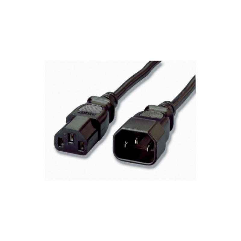 Equip - Cable Alimentación IEC C14/Macho - C13/Hembra - 1.8M