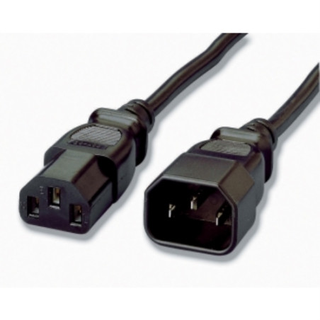 Equip - Cable Alimentación IEC C14/Macho - C13/Hembra - 1.8M