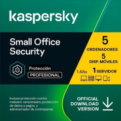 ANTIVIRUS ESD KASPERSKY SMALL OFF RENOVACION 1SER+5 LICE