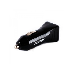 CARGADOR 2XUSB APPROX COCHE NEGRO