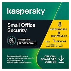 ANTIVIRUS ESD KASPERSKY SMALL OFF RENOVACION 1SER+8LICE