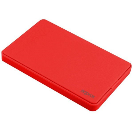 CAJA EXTERNA HDD 2.5" SATA-USB 2.0 APPROX ROJA