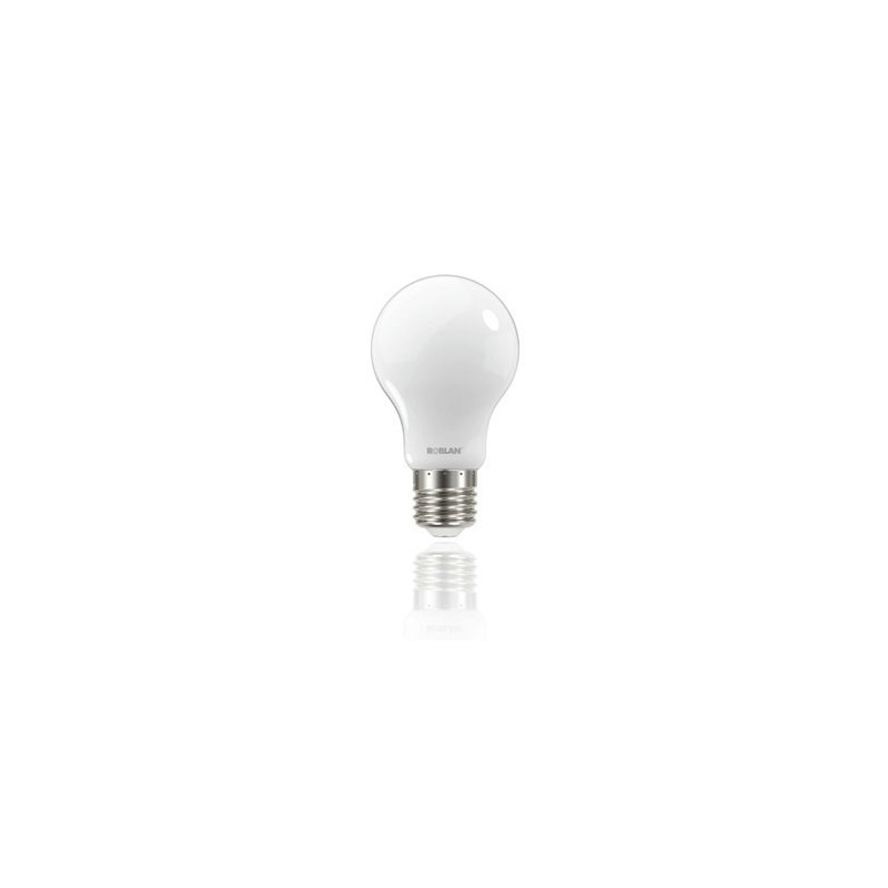 LED BOMBILLA ROBLAN FROST 6.2W-E27-730LM-4000K-FRI