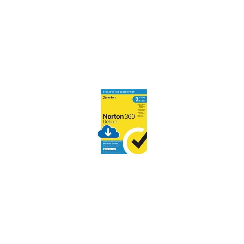 ANTIVIRUS ESD NORTON 360 DELUXE 25GB ES 1 USER 3 DEVICE