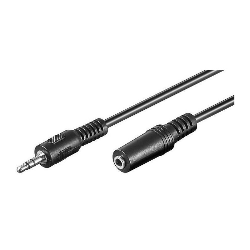 CABLE AUDIO JACK3.5M-JACK3.5H 5 M