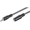 CABLE AUDIO JACK3.5M-JACK3.5H 5 M