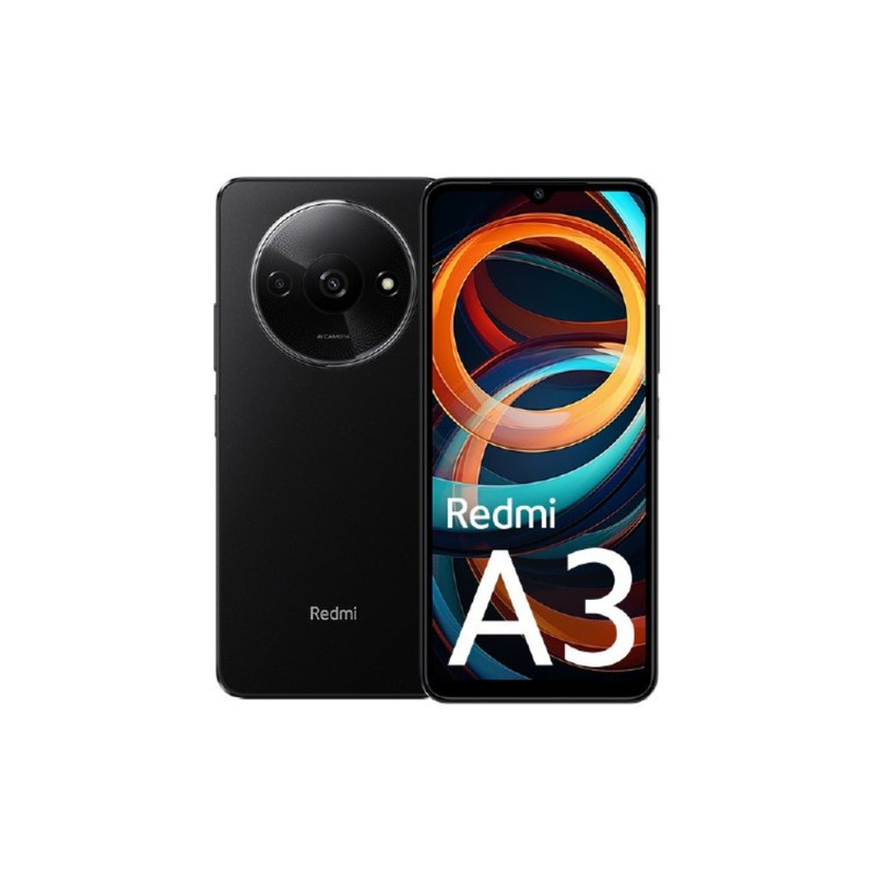 Xiaomi - Smartphone Redmi A3 - 3/64GB - 6.71" - Negro Medianoche