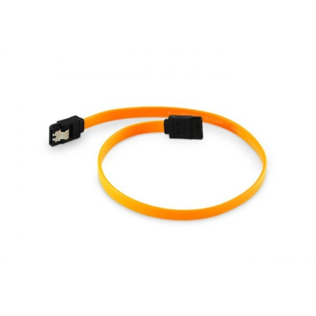 CABLE 3GO DATOS SATA LAÑA SEGURIDAD 40CM NARANJA