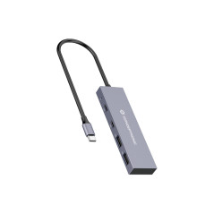 HUB CONCEPTRONIC USB-C 3.2 GEN 1, 4P (2USBC+2USBA)