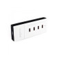 CARGADOR 4X USB APPROX PARED BLANCO