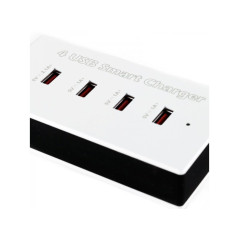 CARGADOR 4X USB APPROX PARED BLANCO