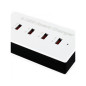 CARGADOR 4X USB APPROX PARED BLANCO