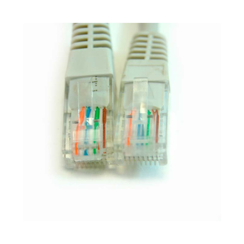 PG LATIGUILLO COLOR GRIS RJ45 CAT 6 UTP 1 METROS E