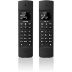 TELEFONO PHILIPS M4501B LINEA DISEÑO NEGRO DUO