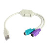 CABLE 3GO USB-PS-2