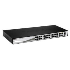 SWITCH D- LINK 24 PUERTOS 10-100 + 2 1000BT MGBIT