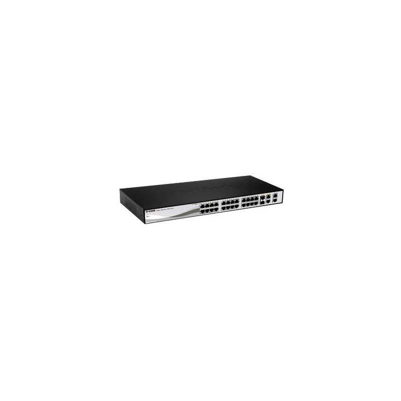 SWITCH D- LINK 24 PUERTOS 10-100 + 2 1000BT MGBIT