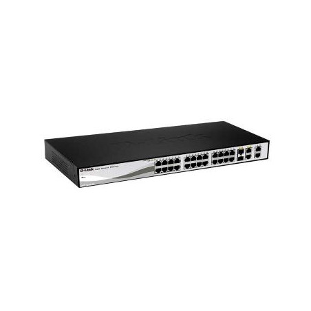 SWITCH D- LINK 24 PUERTOS 10-100 + 2 1000BT MGBIT