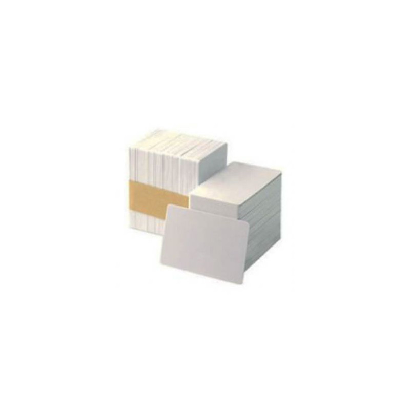 PACK 500 TARJETAS PVC 0,76 MM BLANCA