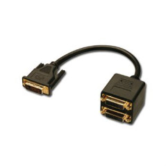 CABLE DVI M- 2X DVI H LINDY