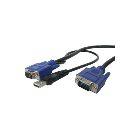 STARTECH CABLE KVM 2 EN 1 4.6M