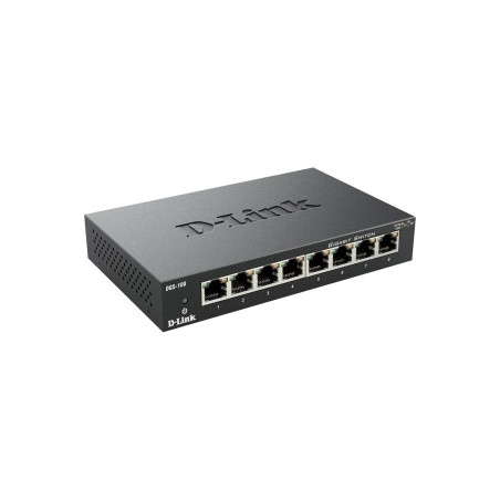 SWITCH D-LINK 8 PUERTOS 10-100-1000 METALICO