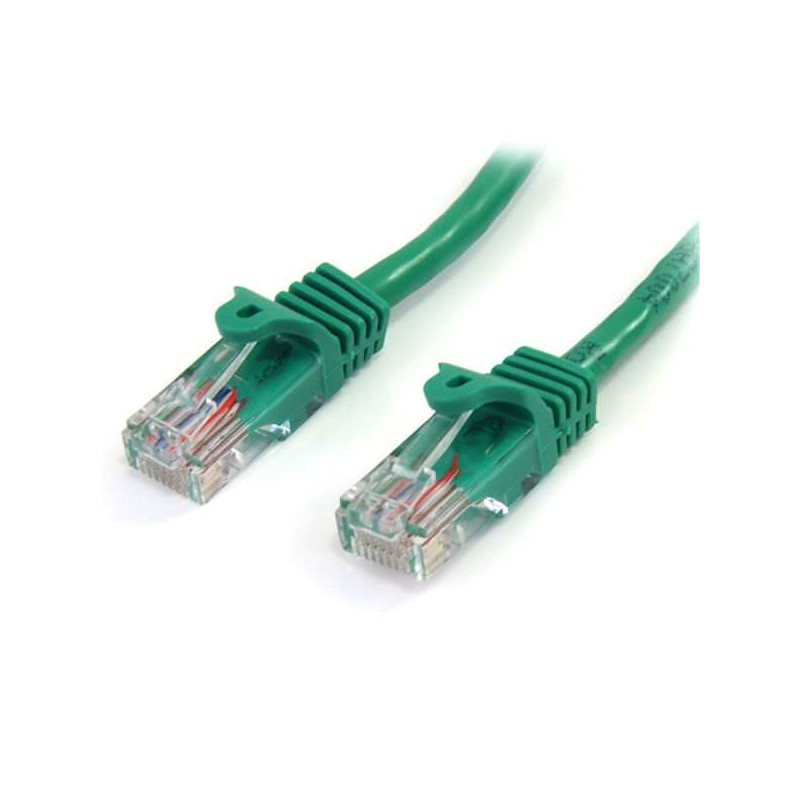 STARTECH CABLE ETHERNET 1M UTP VERDE CAT5E RJ45 PA