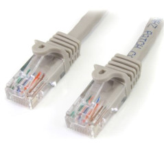 STARTECH CABLE ETHERNET 1M UTP GRIS CAT5E RJ45 PAT