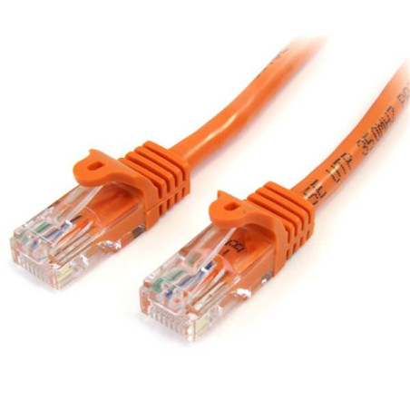 STARTECH CABLE ETHERNET 1M UTP NARANJA CAT5E RJ45