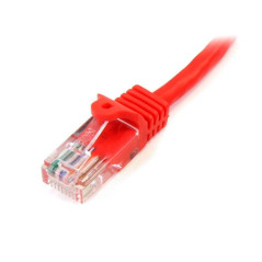 STARTECH CABLE ETHERNET 1M UTP ROJO CAT5E RJ45