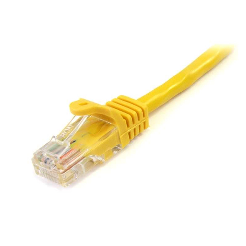 STARTECH CABLE ETHERNET 1M UTP AMARILLO CAT5E RJ45