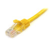 STARTECH CABLE ETHERNET 1M UTP AMARILLO CAT5E RJ45