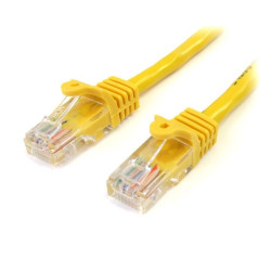 STARTECH CABLE ETHERNET 1M UTP AMARILLO CAT5E RJ45