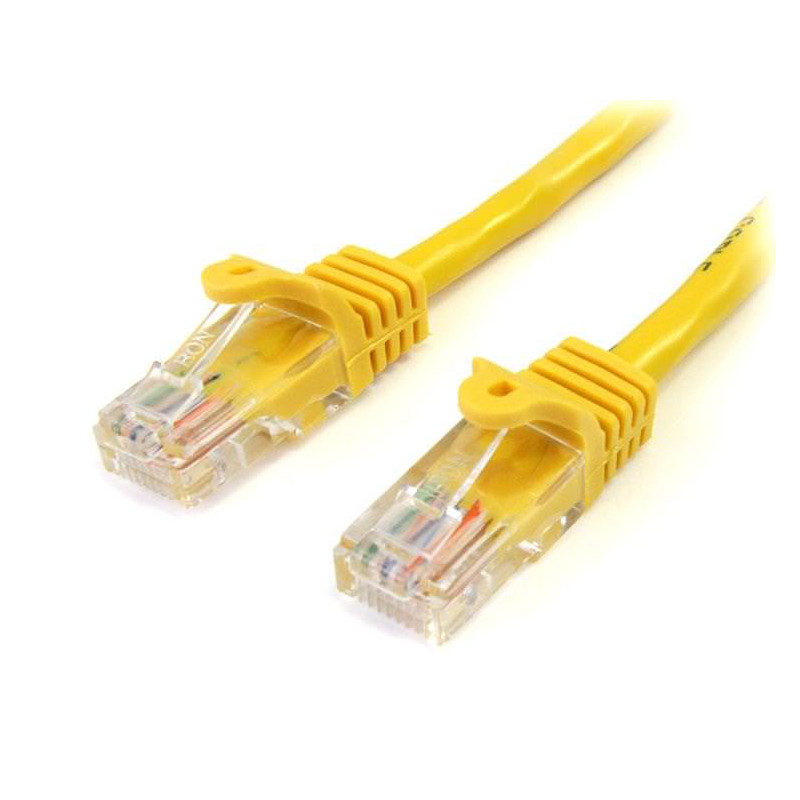 STARTECH CABLE ETHERNET 2M UTP AMARILLO CAT5E RJ45