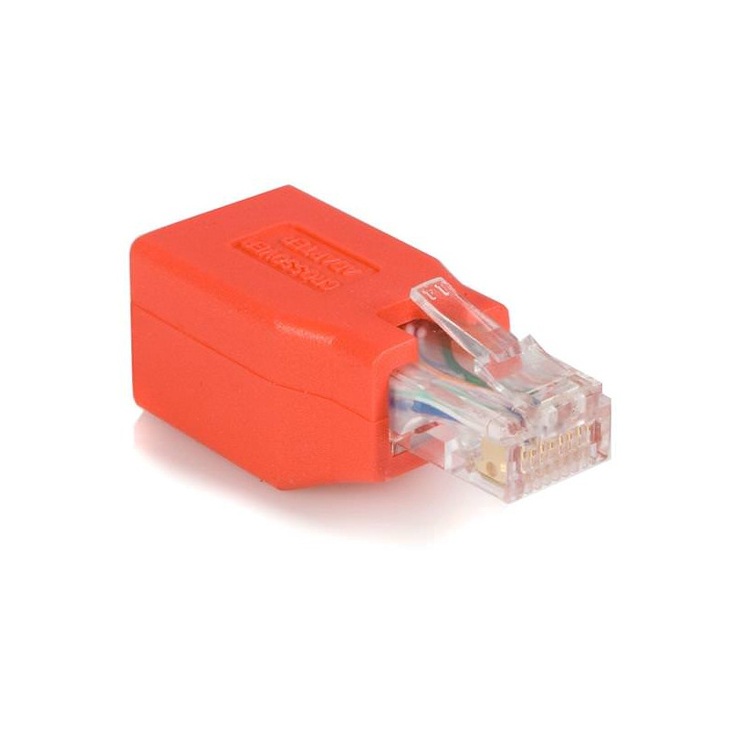 STARTECH ADAPTADOR CABLE RED GIGABIT ETH. CAT6 DIR