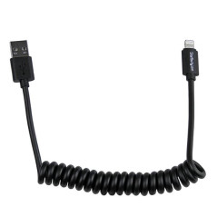 STARTECH CABLE EN ESPIRAL 60CM LIGHTNING 8 PIN A U