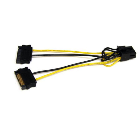 STARTECH CABLE ADAPTADOR 15CM ALIMENTACION SATA A