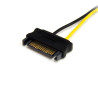 STARTECH CABLE ADAPTADOR 15CM ALIMENTACION SATA A