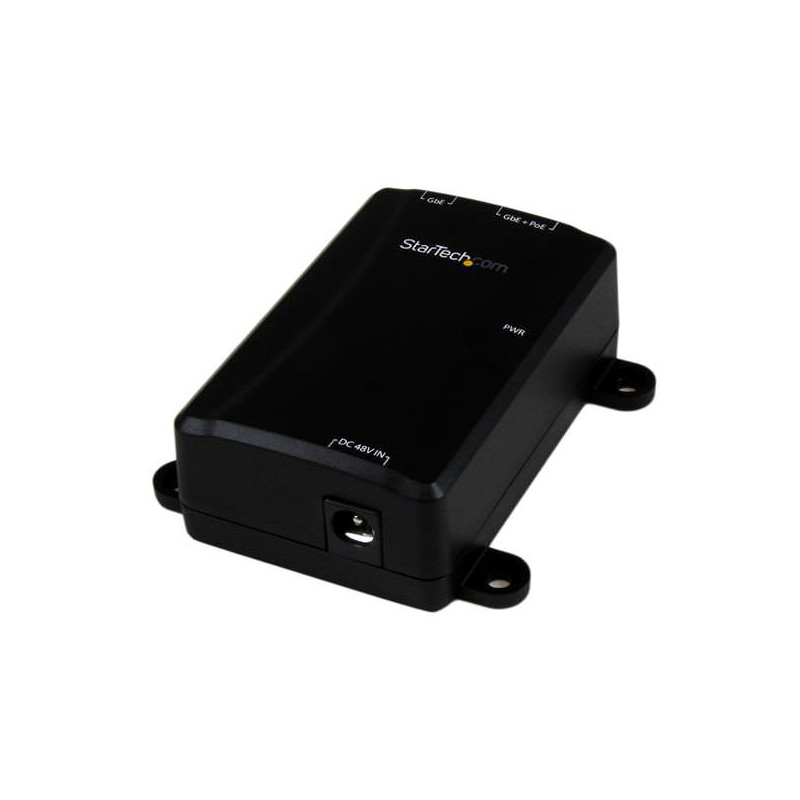 STARTECH INYECTOR ALIMENTACION CORRIENTE POE POWER